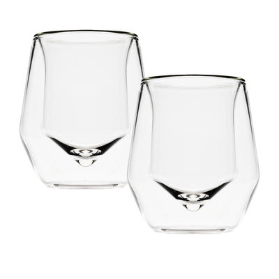 Nesh Double Walled Glass Tumbler Have it Neat SET OF 2 