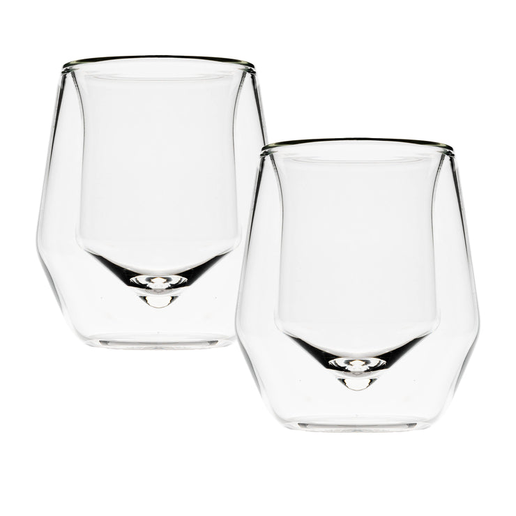 Nesh Double Walled Glass Tumbler Have it Neat SET OF 2 
